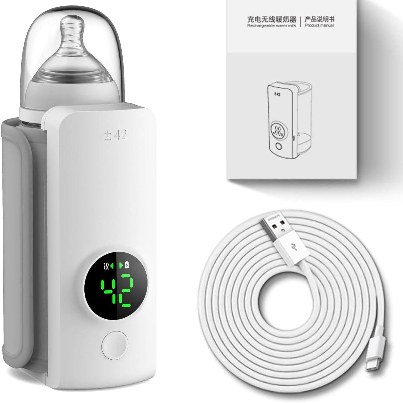 Calentador de Mamadera Portátil USB