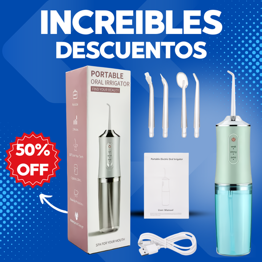 Irrigador Bucal - Limpieza Profesional 50% OFF!
