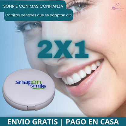 SÚPER SONRISA 2x1 — Carillas SnapOn Smile