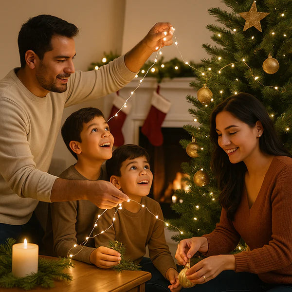 Luces Solares Navideñas - 20Metros 50% OFF!