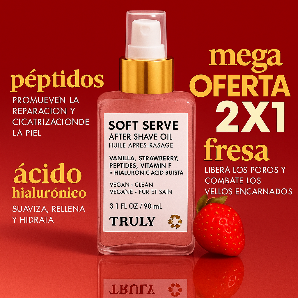 Aceite Truly 2x1 Piel Radiante, Suave y Sin Manchas