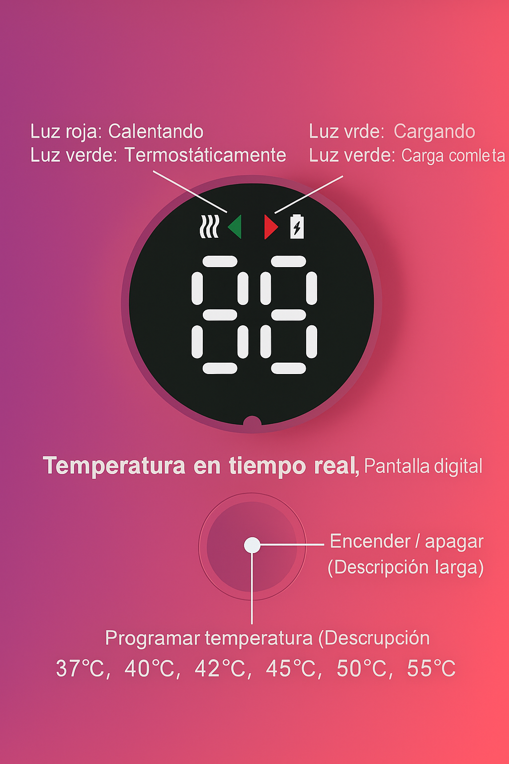 Calentador de Mamadera Portátil USB