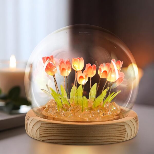 Lampara LED de Tulipanes - Imagen 2