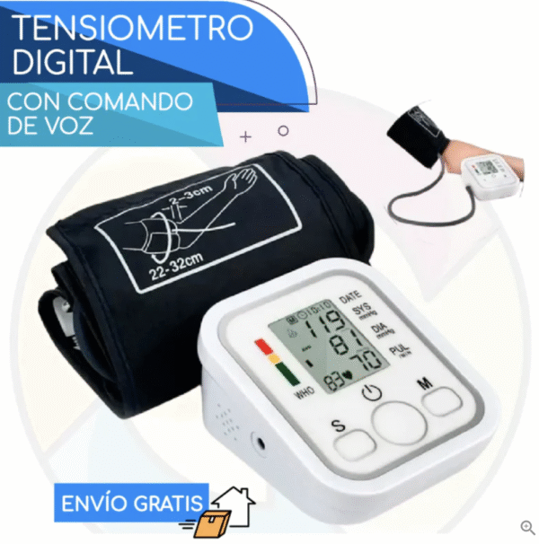 Tensiómetro Digital Con Comando De Voz - Imagen 2