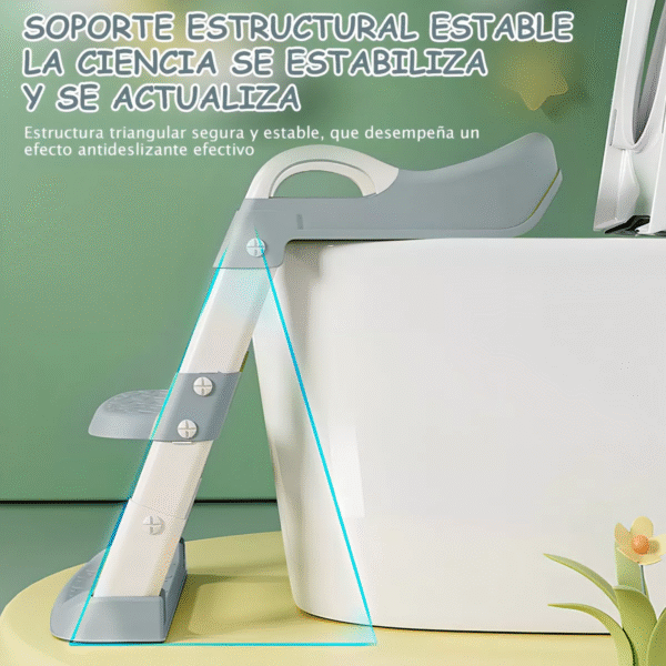 Asiento Adaptador Escalera Inodoro Niños - Imagen 3