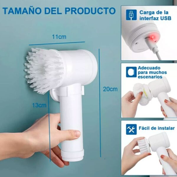 Cepillo Eléctrico Recargable - Imagen 3