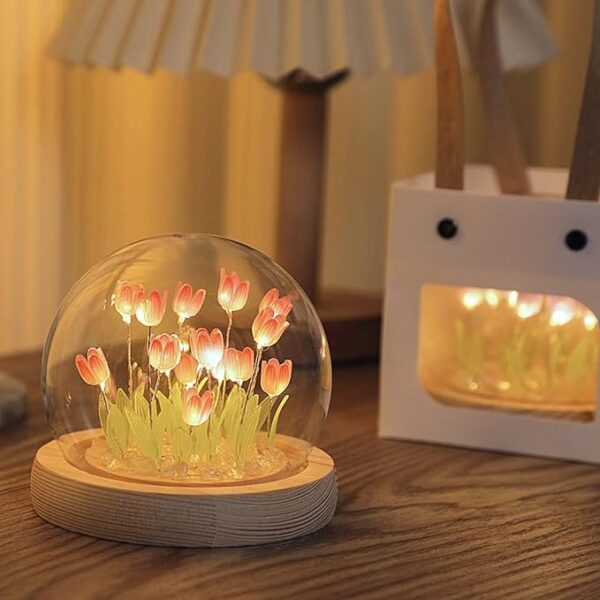 Lampara LED de Tulipanes