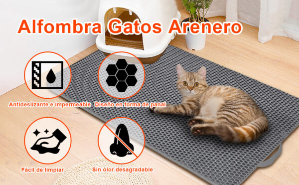 Alfombra Atrapa Arena de Gatos - Imagen 5
